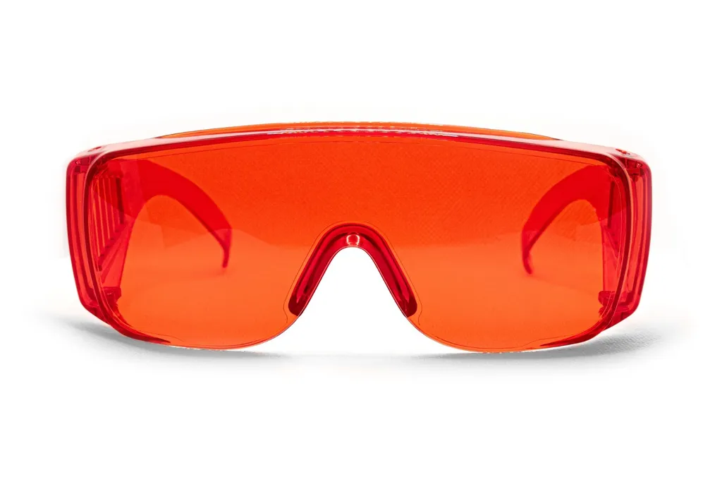 Lunettes TRON Anti Lumière Bleue et Verte avec Verres Ambrés Spéciaux
