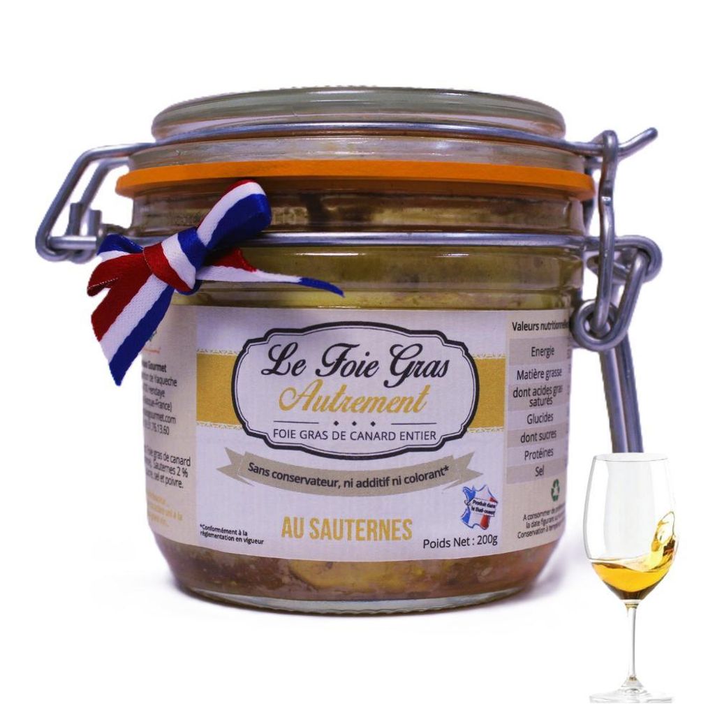 Foie Gras, eendleverpaté met Sauternes, 200 gram – Een Productafbeelding 