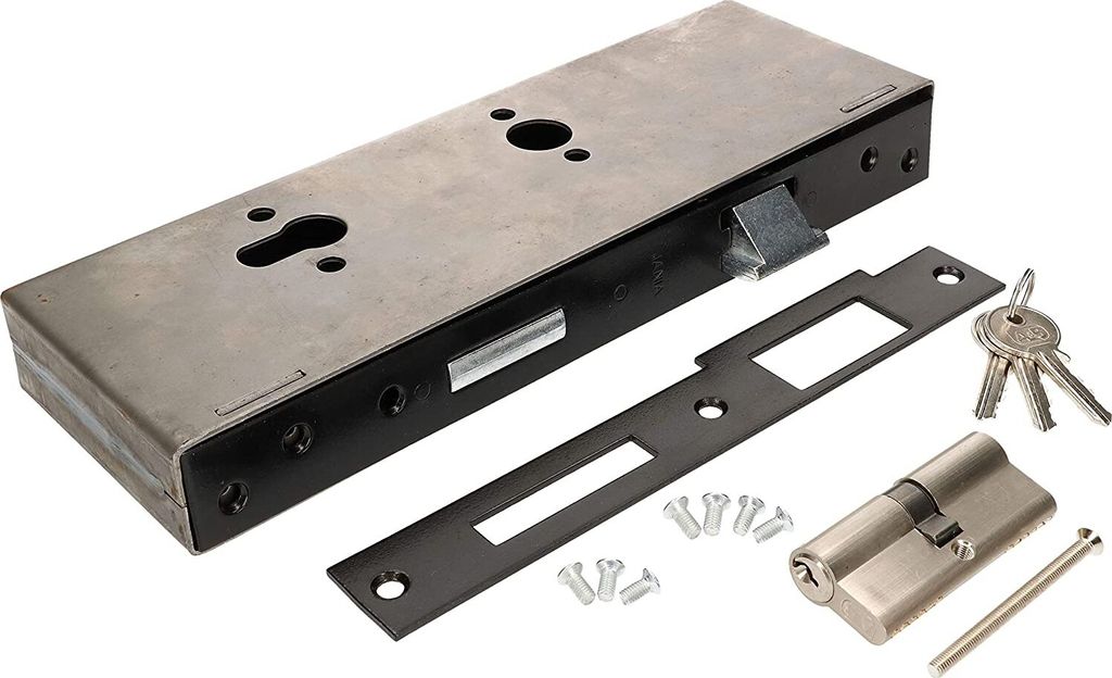 KOTARBAU® Einsteckschloss 90x63mm Rechts mit Profilzylinder Produktbild 