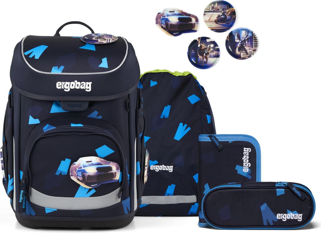 Ergobag Cubo VerfolgBärjagd Schulranzen Set 5tlg. Produktbild 