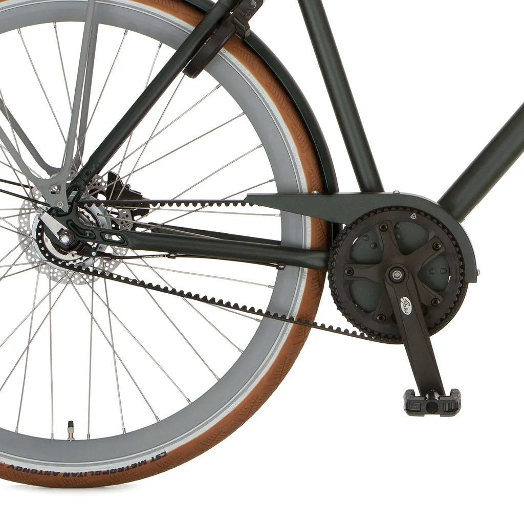 Écran de chaîne Cortina mat vert forêt anti-projection et antichoc vélo
