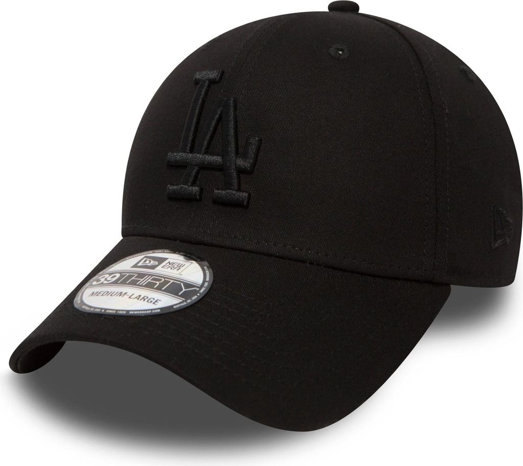 Czapka New Era 39Thirty Stretch Cap - LA Dodgers schwarz - Zdjęcie produktu 