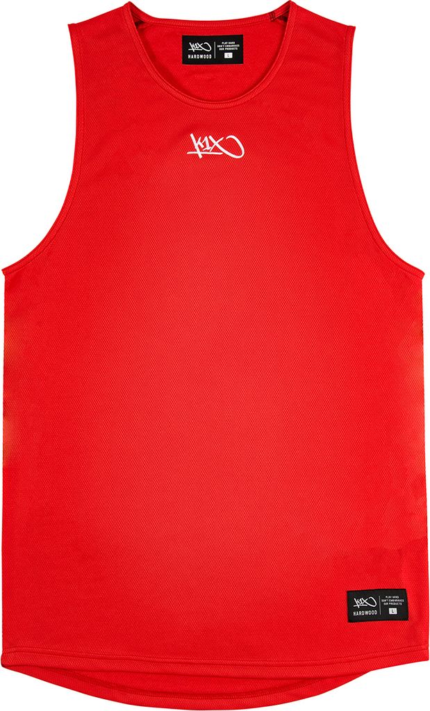 K1X Hardwood | Anti Gravity | Basketball Jersey, Farbe:Rot, Kleidergröße:M