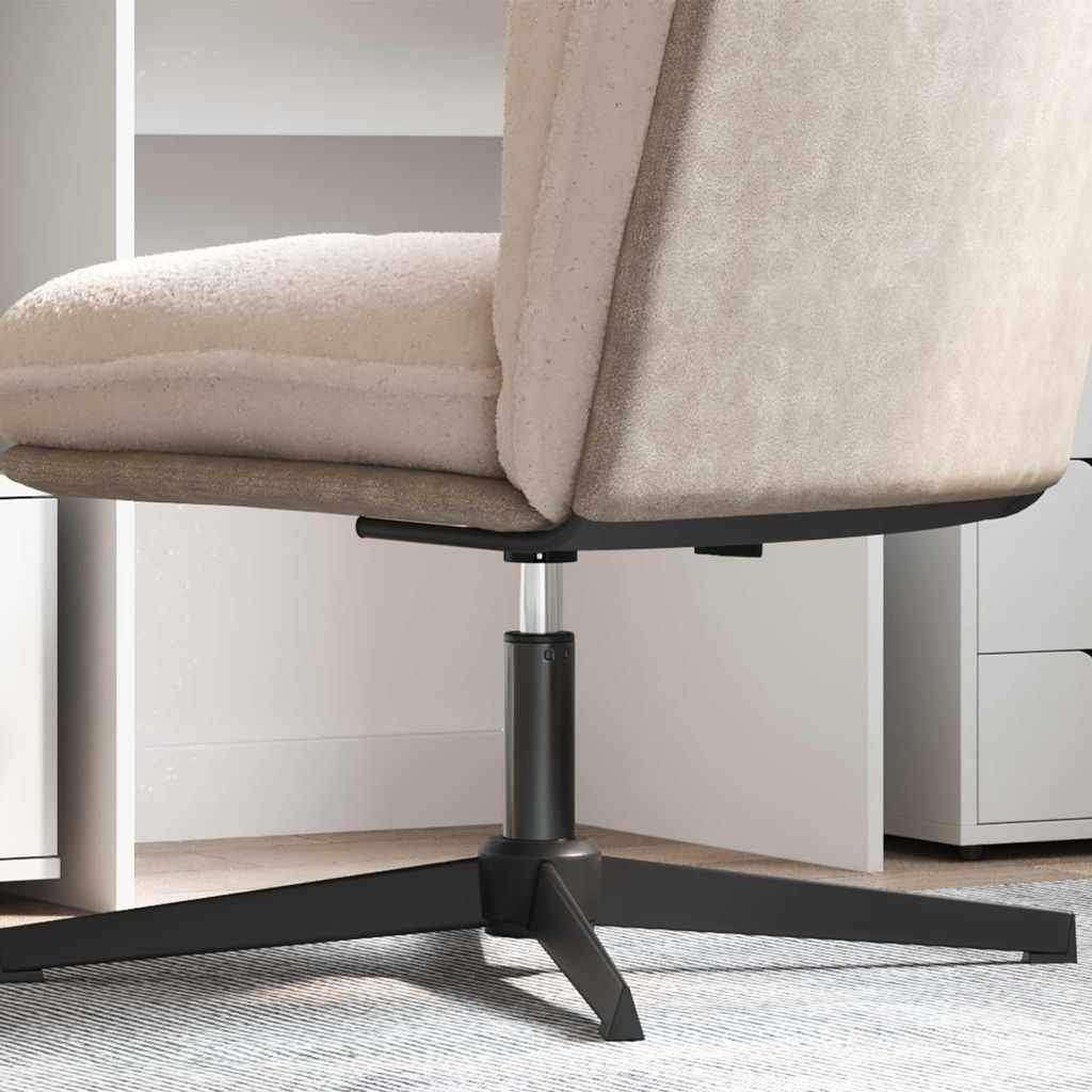 vidaXL Bürostuhl Gaszylinder Schwarz 261-351 mm Eisen