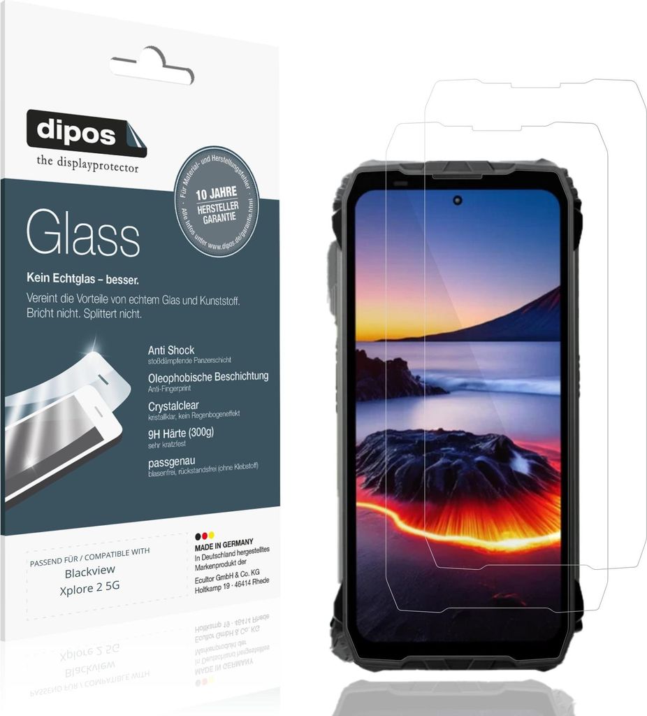 2x dipos GlassCC Blackview Xplore 2 5G Zdjęcie produktu 