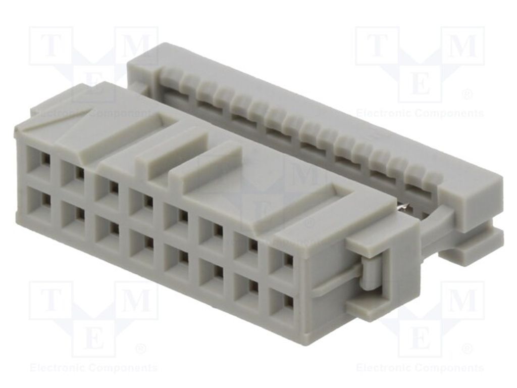 1x 16 WAY GREY MK II RECP 1-215911-6 Sonstige Steckverbinder TE