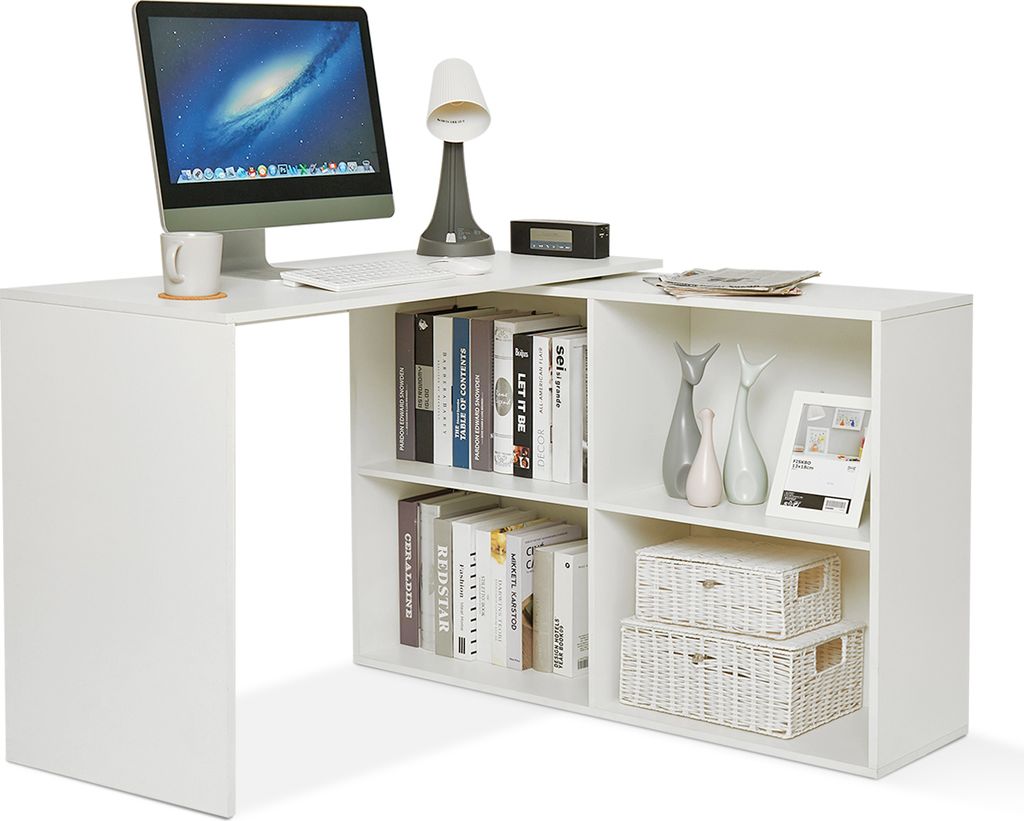 Mondeer Bureau d'angle Bureau d'ordinateur en L avec Image du produit 
