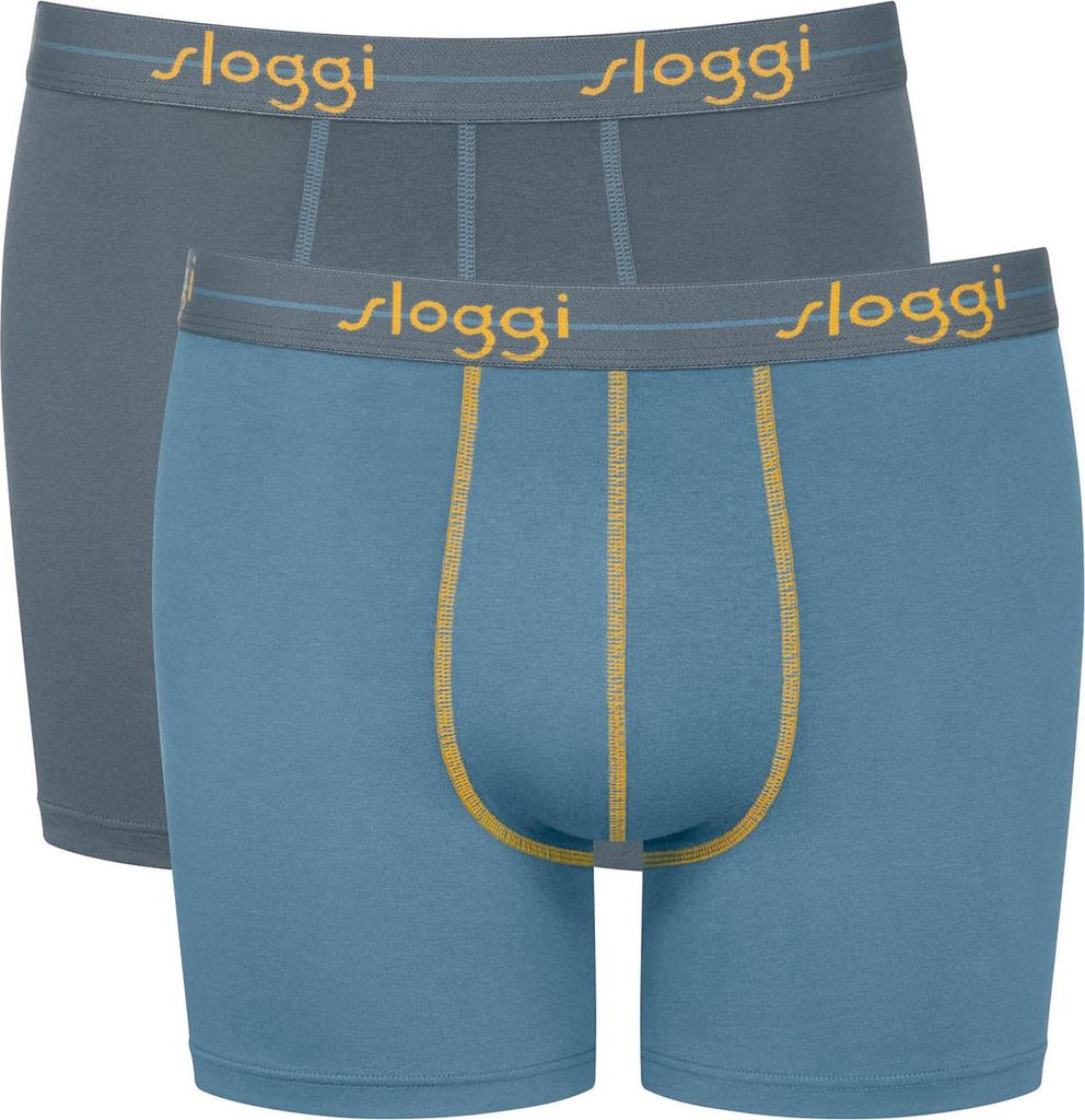 sloggi Herren Retro Pants 2-Pack Start Short - MULTIPLE COLOURS 11 - Größe 4