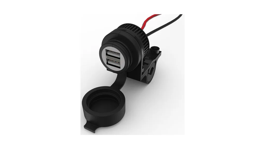Oxford Double prise USB 5V 2A Connecteur Moto Haute Performance EL100 - 4