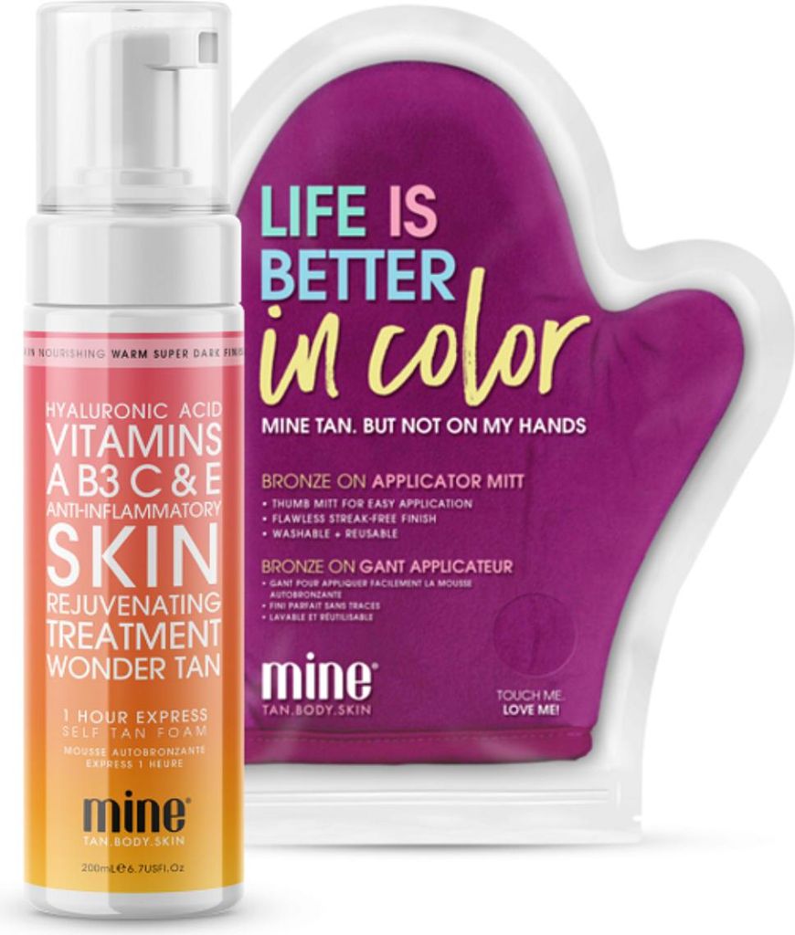 MineTan Wonder Tan Pianka Samoopalająca + Rękawica Zdjęcie produktu 
