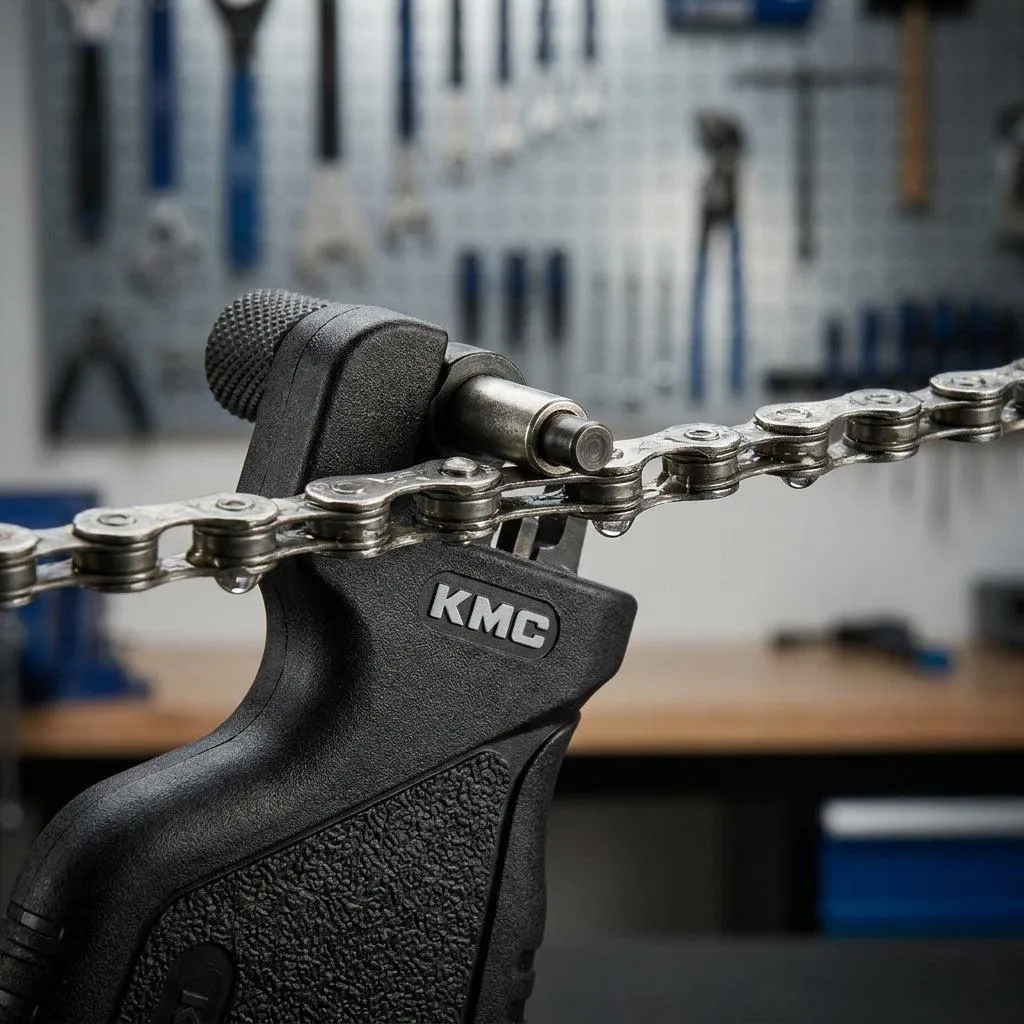 Extracteur de rivets de chaîne Kmc Pro pour réparer un vélo cassé