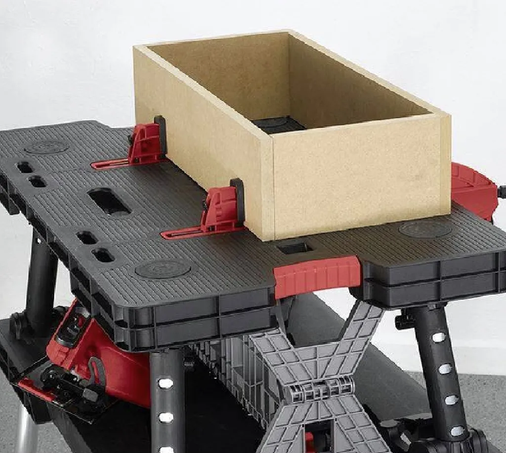 Établi pliant transportable KETER avec plateau de serrage polyvalent - 20