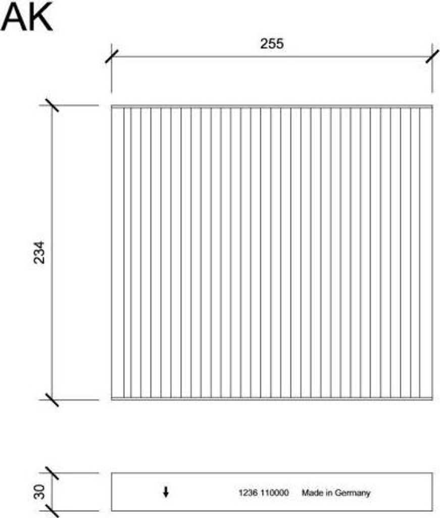 Innenraumfilter Aktivkohle