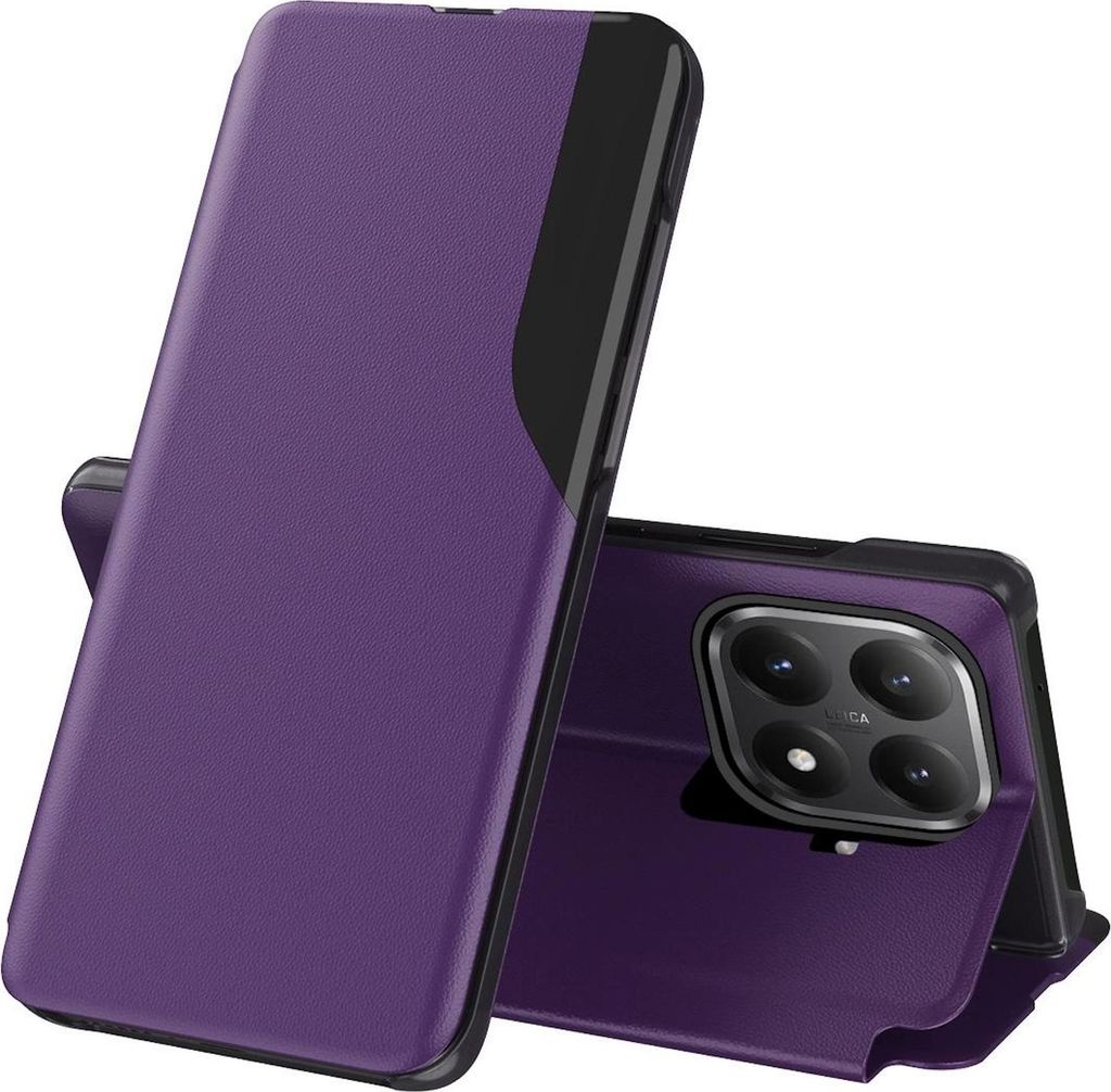 Kunstleder Hülle für Xiaomi 15T Pro mit Flip Standfunktion Produktbild 