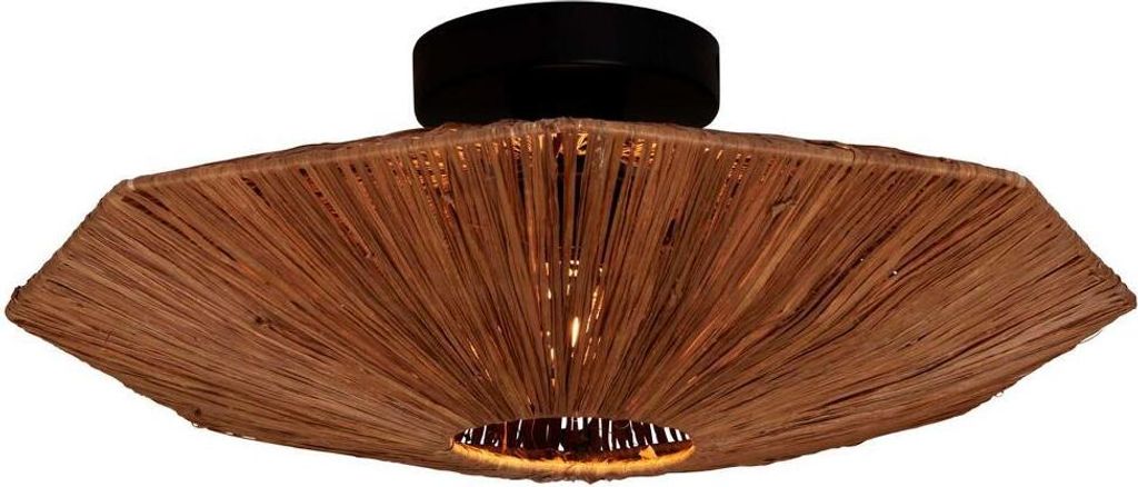 GOOD&MOJO - Deckenleuchte Panama - Braun - 45x45x5cm