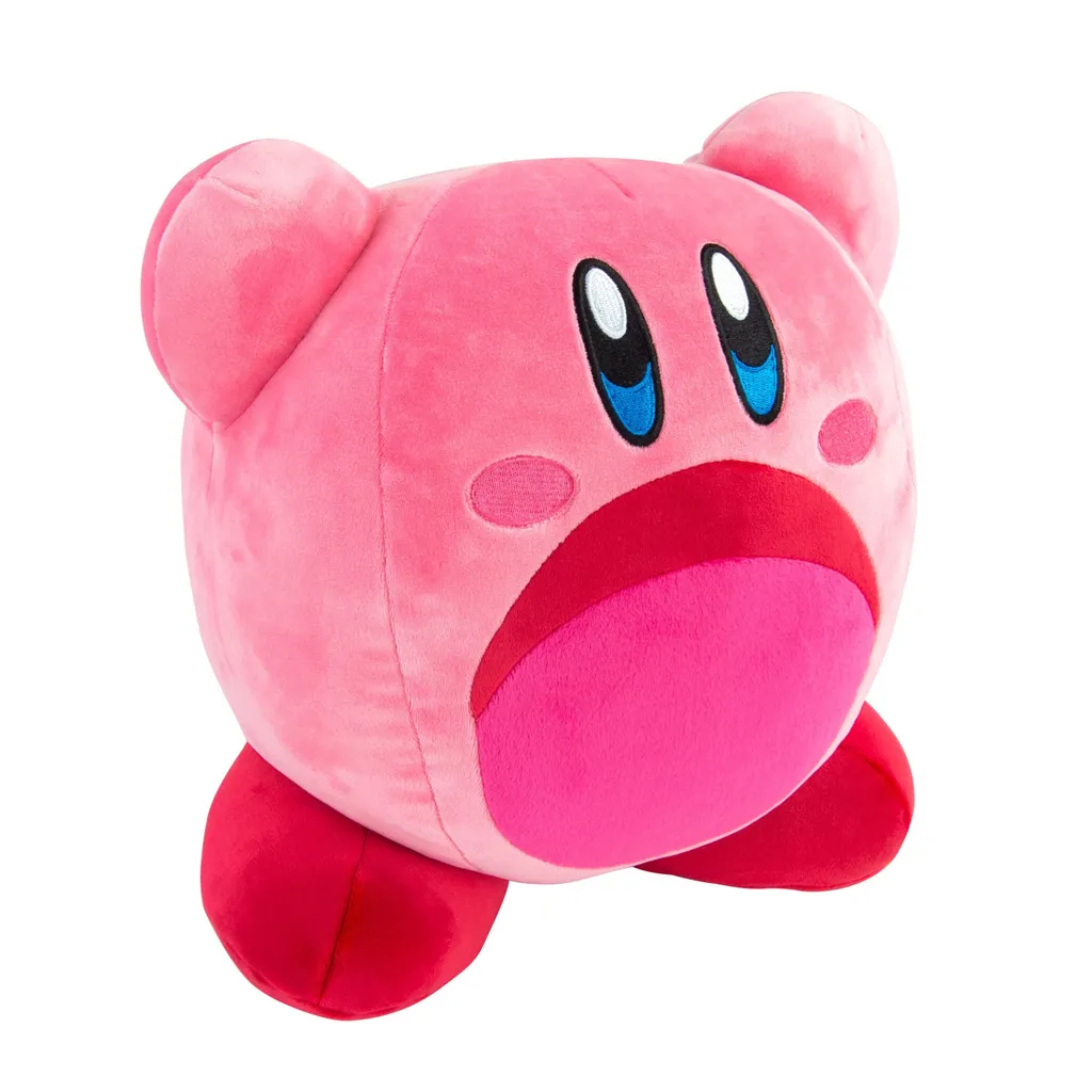 Grande Peluche Kirby Inhalant 33cm Texture Moelleuse Mocchi-Mocchi - 5