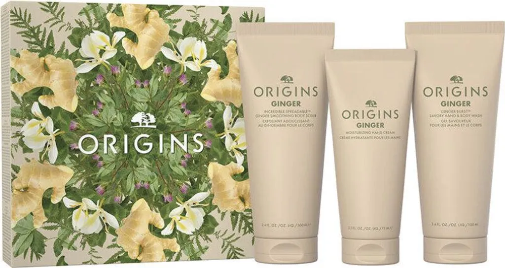 Coffret Cadeau Origins Ginger Body 4 Pièces - Soin Corps Épicé