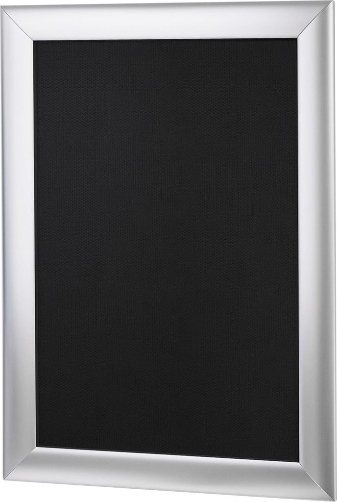 24er-Set PHOENIX | Klapprahmen | A1 | Silber | 25mm | Plakat Poster Wechsel