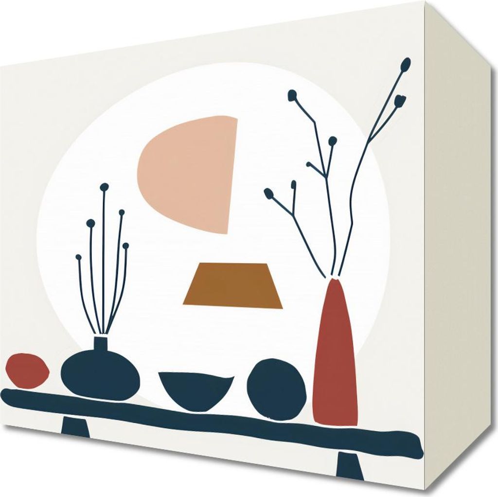 Bild 20x20cm Naturanski Tisch