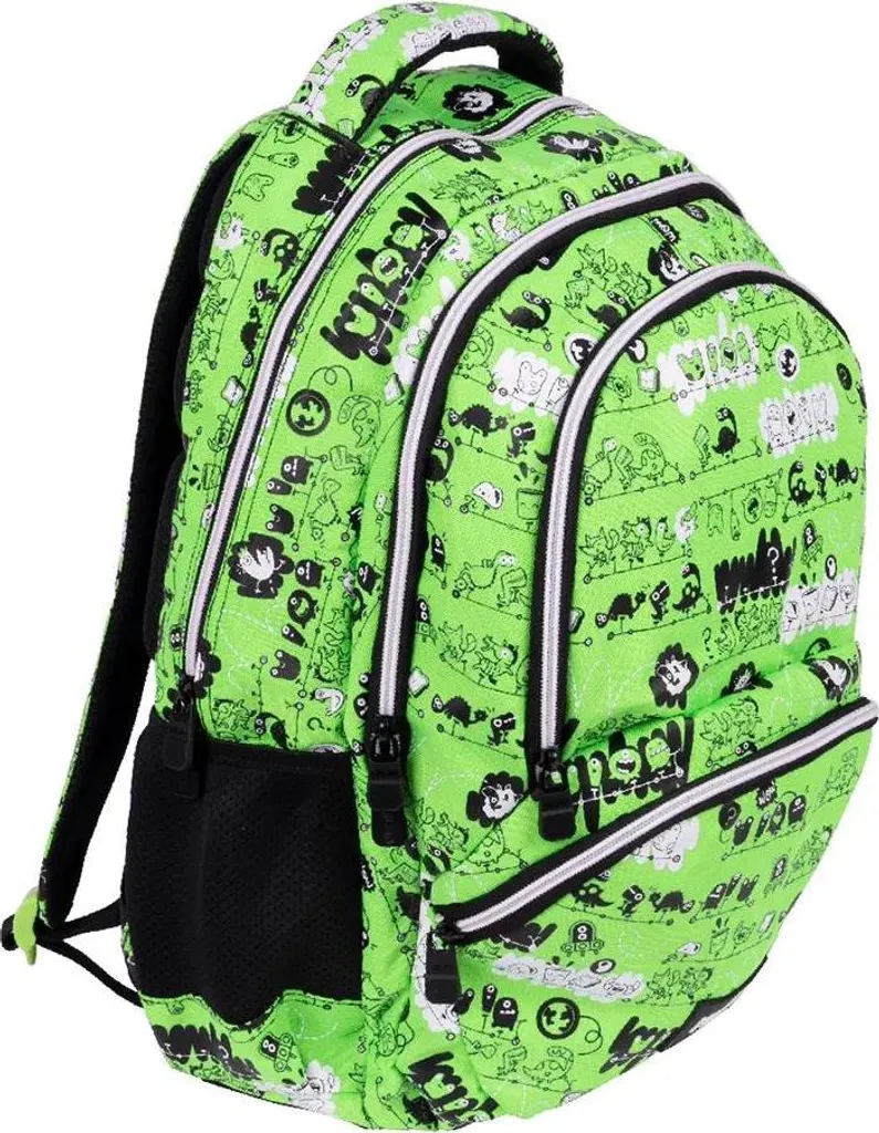 Sac à dos collège Milan Tandem 2 vert 25 litres pour ranger tout le matériel