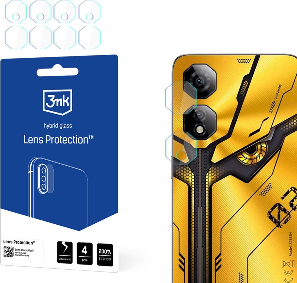 3mk Hybridglas Lens Protection für Nubia Neo 2 5GKamera Objektiv Kameralinse 0,16mm 6H (4 Stück)