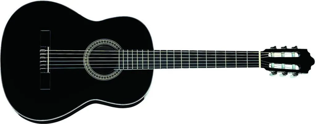 Guitare Classique Romanza R-C371 Bk - Finition Noire Brillante 4/4