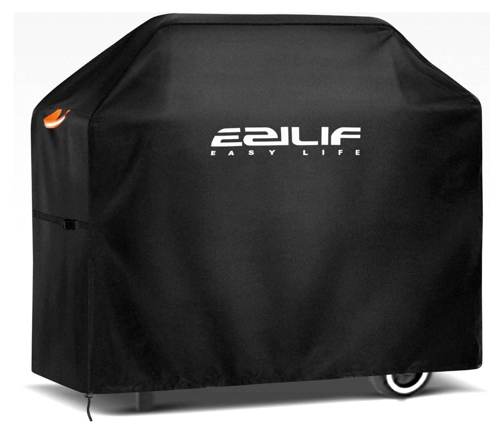Grillabdeckung, Oxford Heavy Duty Große BBQ Abdeckung mit Reflektierenden Streifen, Reißfest, UV- und Wasserfest für Weber, Brinkmann, Char Broi...