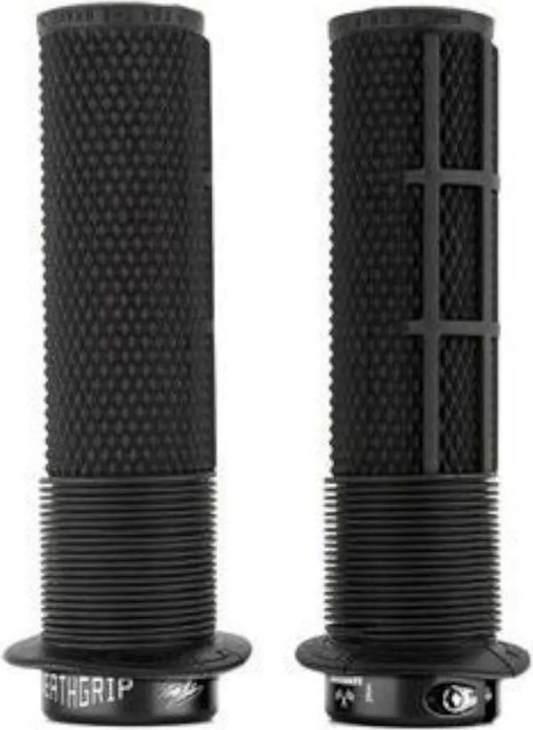 Poignées VTT DMR Deathgrip Brendog Race Thick Noires en Gomme Tendre