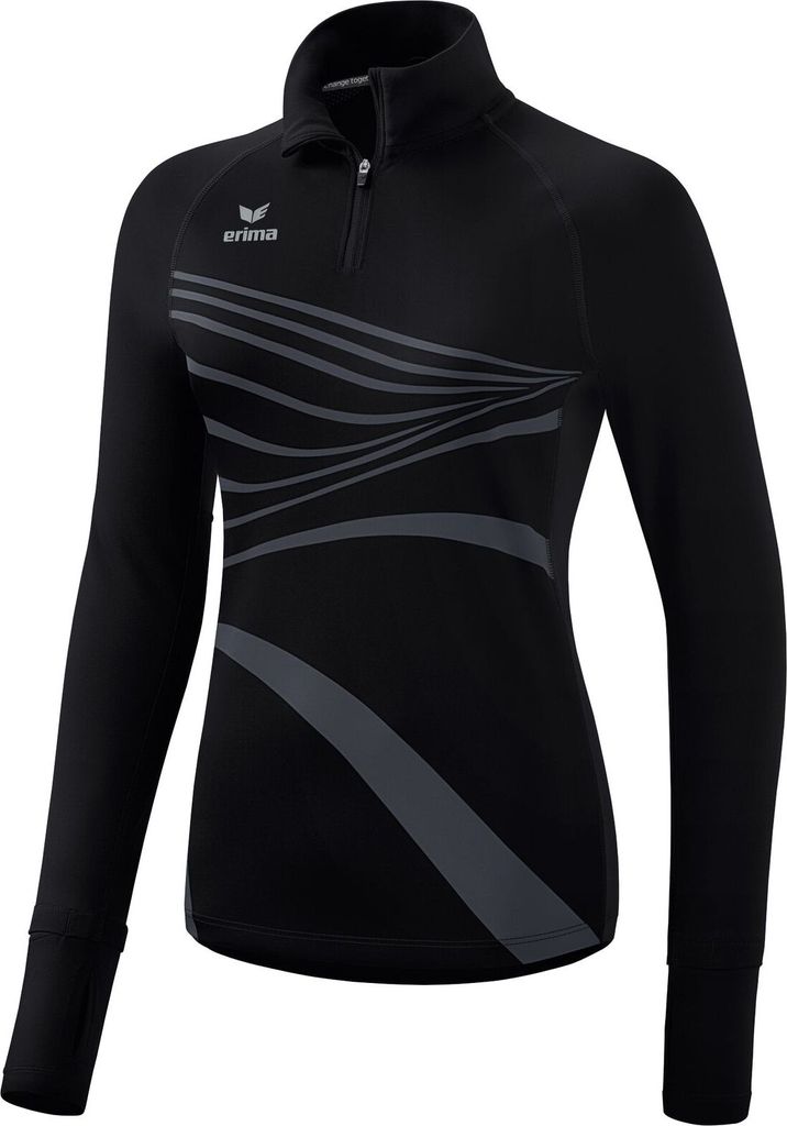 Erima Racing Langarmshirt Schwarz