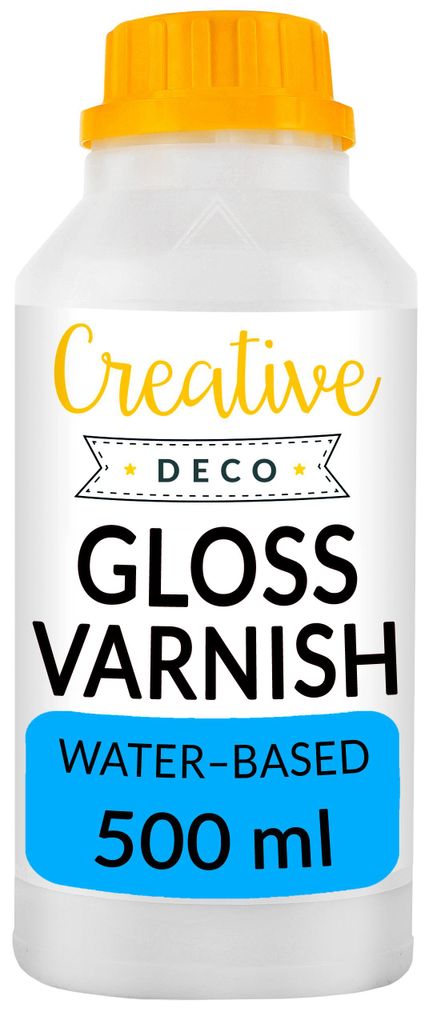 Creative Deco Akrylový lesklý lak 500 ml - Čirý lak Obrázek produktu 