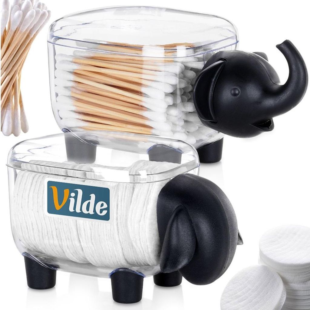 Vilde | Contenitore per dischetti di cotone e Cotone fioc - Immagine del prodotto 