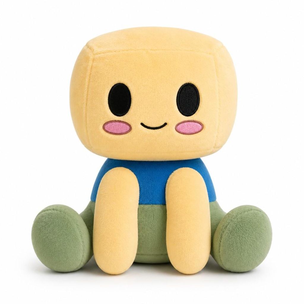 wiztex Blox Buddy Gelb Plüschtier - 22 cm YouTube Video Produktbild 