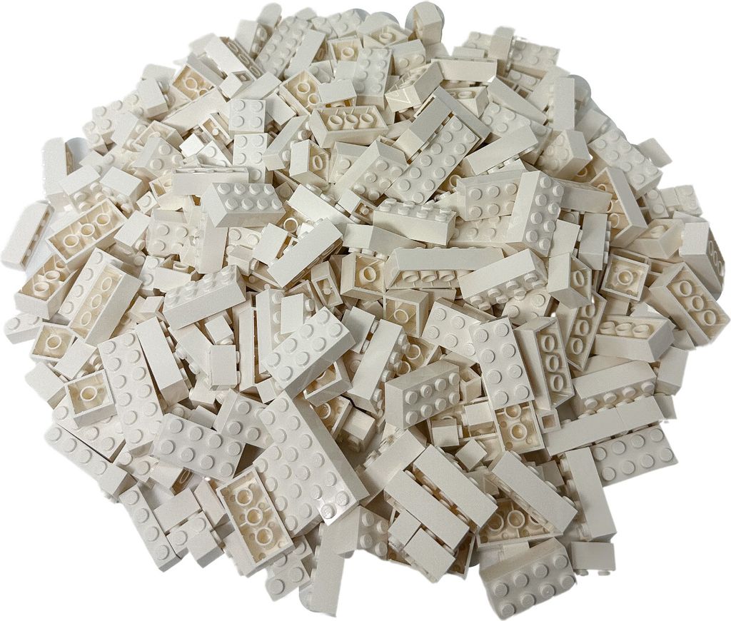 LEGO Steine Hochsteine Weiß NEU! Menge 100x – Jede Mischung individuell zusammengestellt