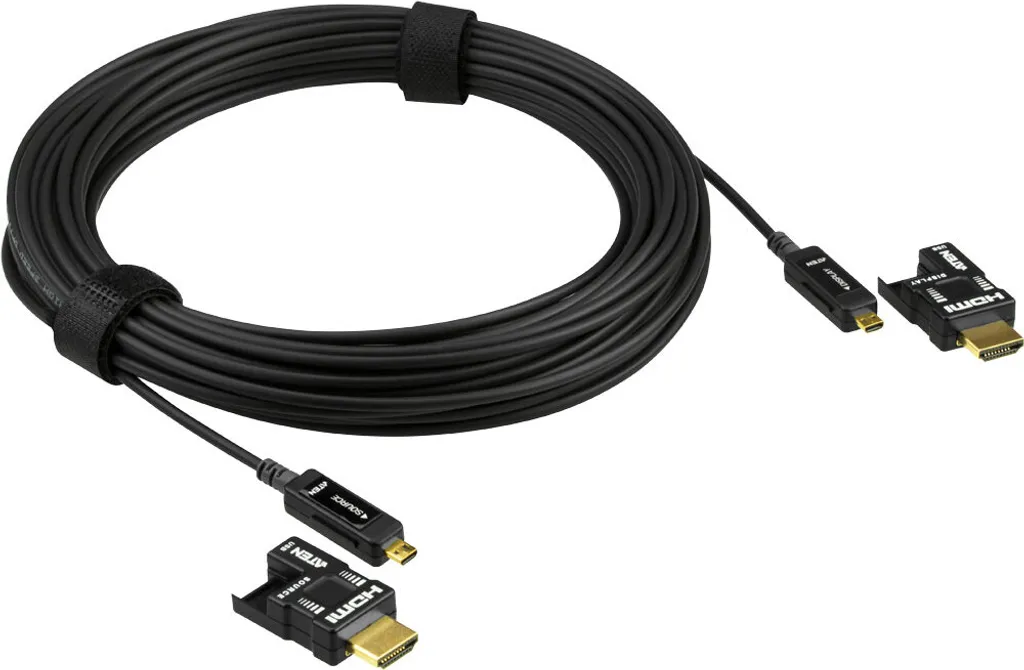 Câble HDMI pour Vidéoconférence et Affichage Dynamique 100m 4K Optique - 3