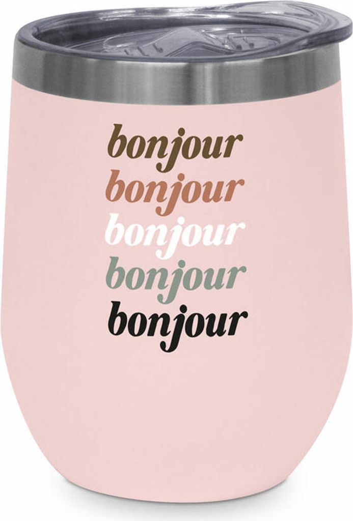 PPD Bonjour Thermo Mug, Thermobecher, Coffee To Go, Isobecher, Iso Becher, 350 ml, 441339