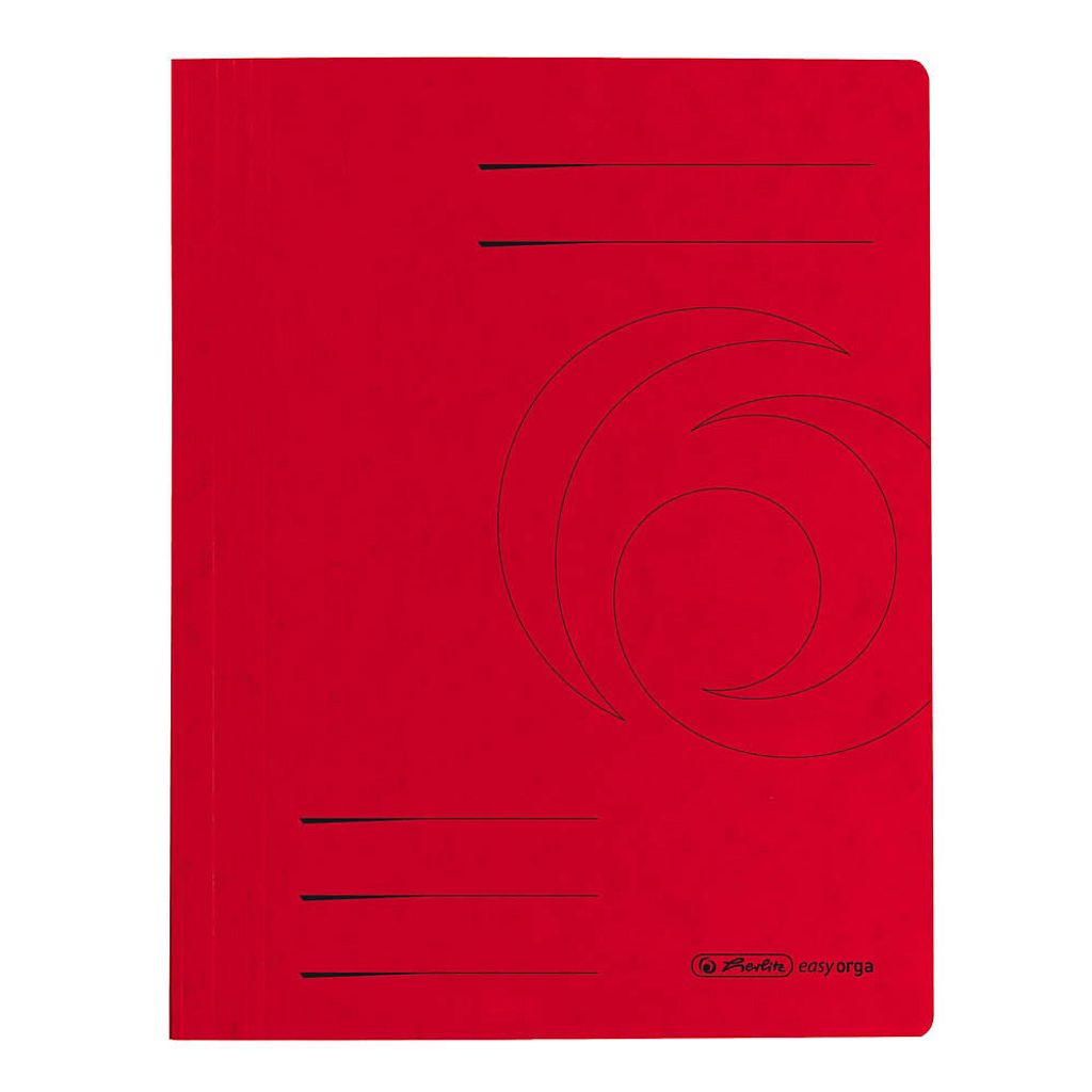 herlitz Schnellhefter Quality Karton rot DIN A4