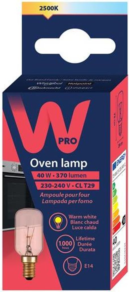 Lampadina per forno Wpro OVL024 - Wpro Immagine del prodotto 