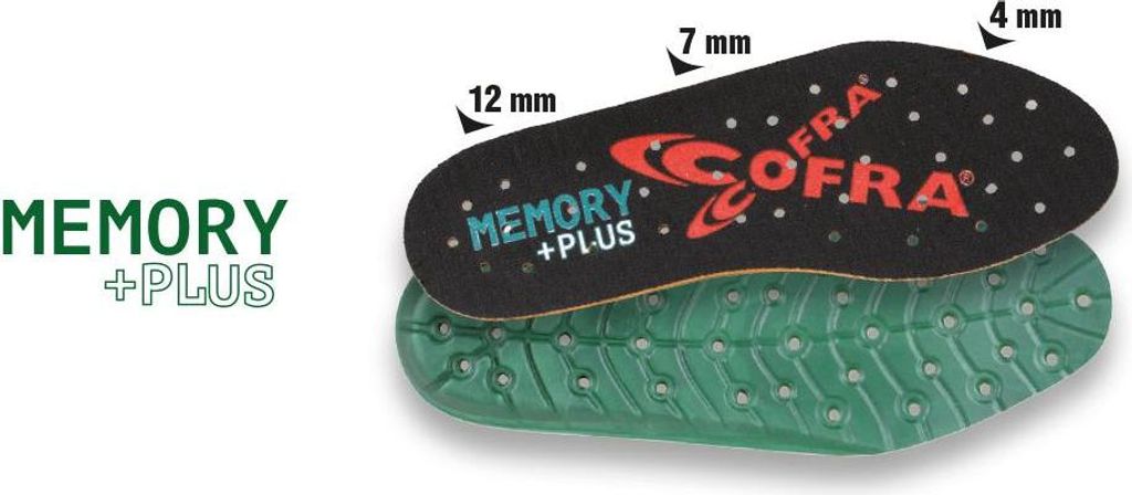 Stélka Cofra Memory Plus, Velikost boty: 39 Obrázek produktu 
