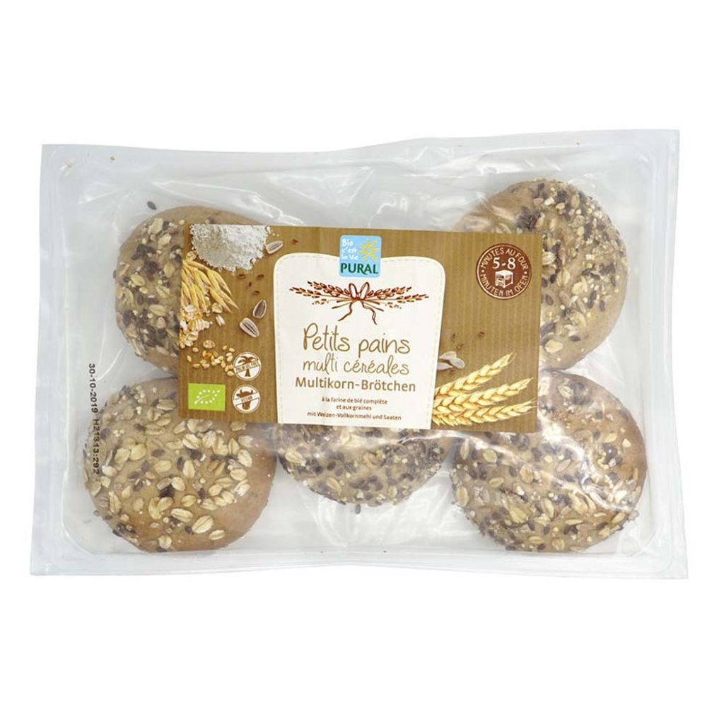 Multikorn-Brötchen 5 Stück x55g Produktbild 