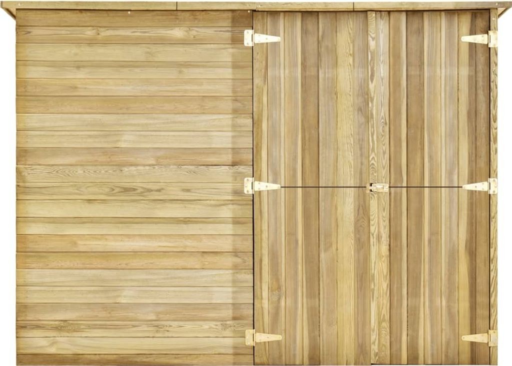"im Sonderangebot"Gartenschrank/ Gartenhaus Moderner design - Geräteschuppen - Fahrradgarage, 232x110x170 cm Kiefernholz Imprägniert DEMöbel 601...