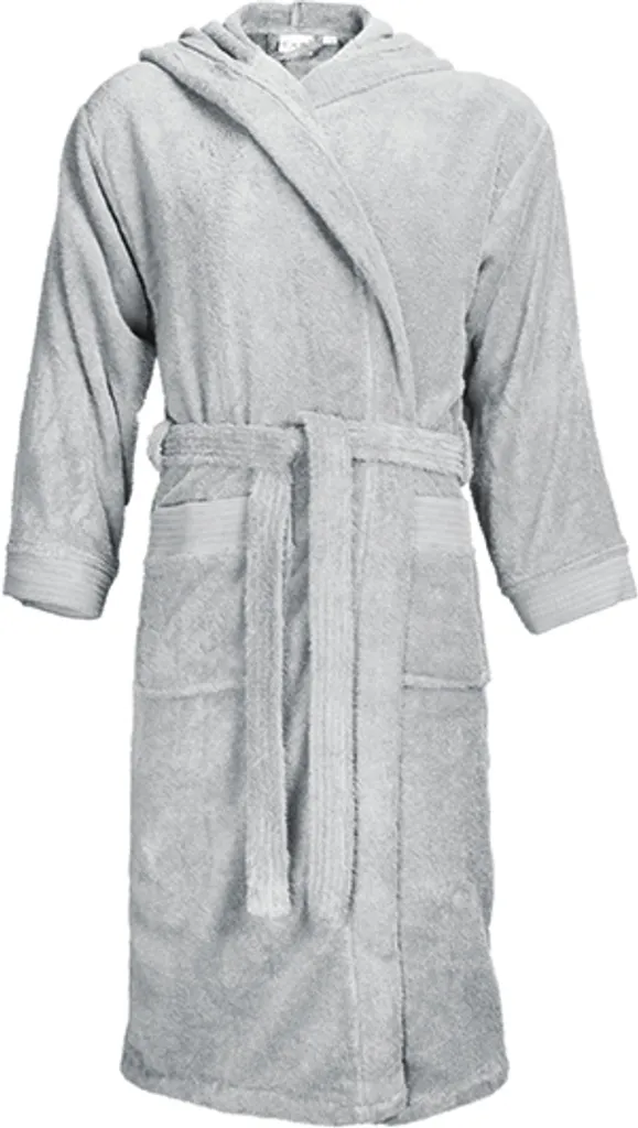 Accappatoio Luxury The One Towelling Grigio Argento XXL/3XL per Spa
