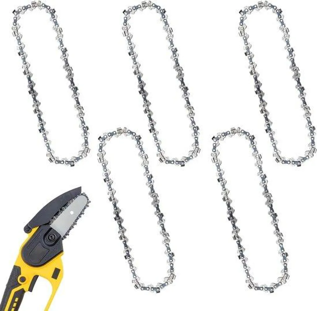 Petit kit de tronçonneuse 5 pièces 19 cm - Chaîne à faible rebond (37 dents)