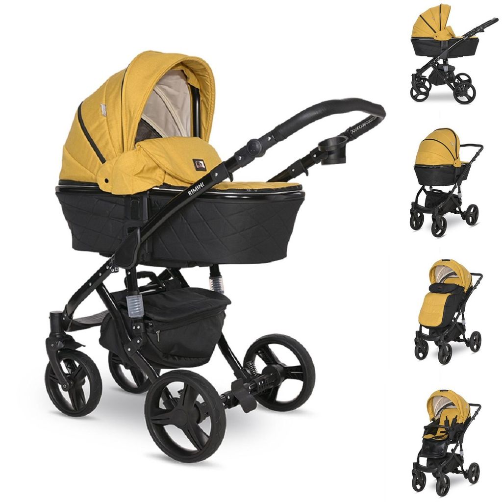 Lorelli Kinderwagen Rimini Premium Sportsitz Tragewanne Produktbild 