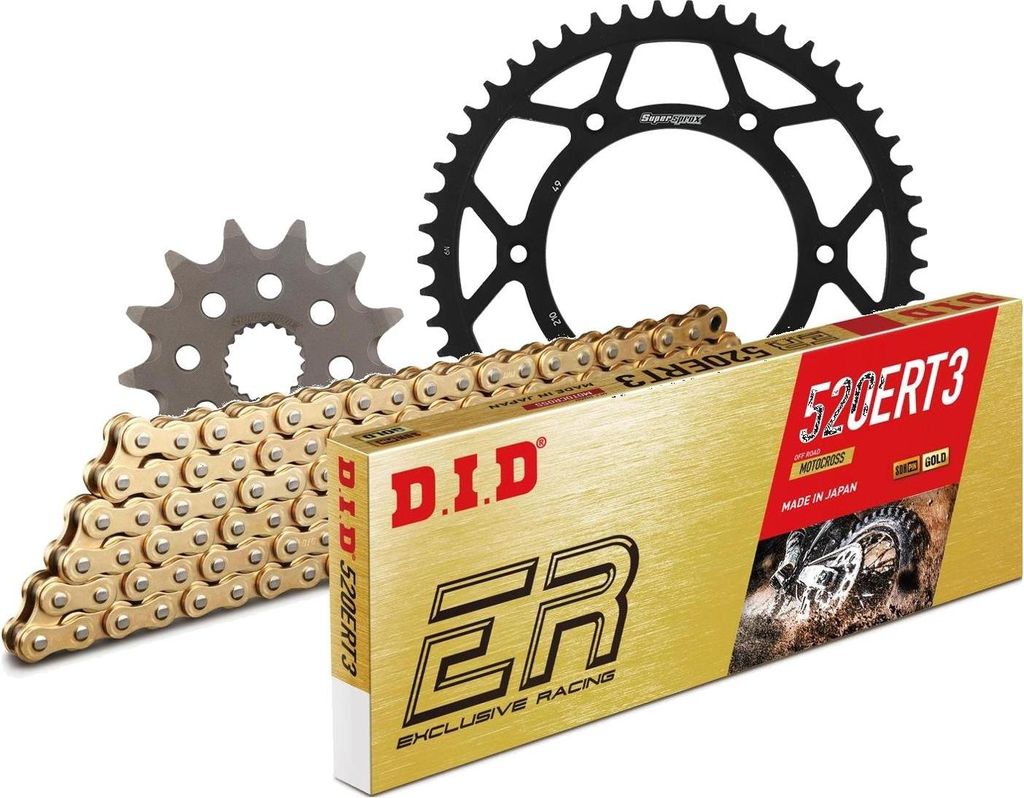 Kit Stahl HM CRE125 Enduro 03-03 13-49-116 DID520ERT2(G&G) Clip