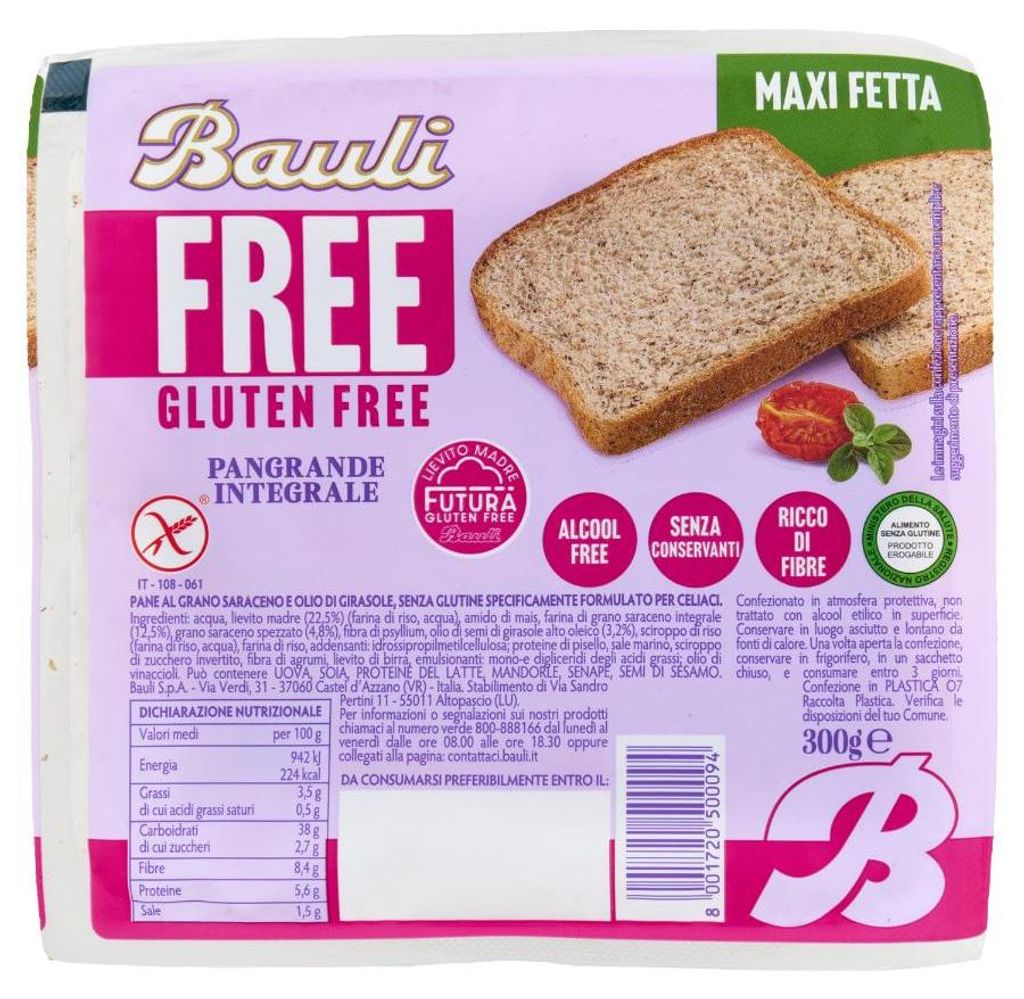 Glutenfreies Vollkornbrot 300g - Bauli
