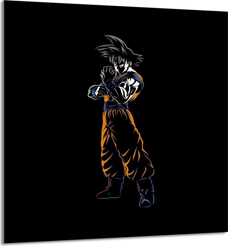 GLASPLATTE FÜR KÜCHE 60x65 Anime