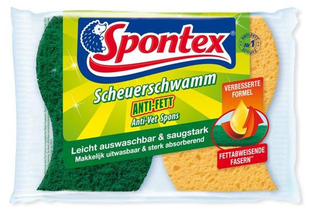 Spontex - Scheuerschwamm Anti-Fett für robuste Oberflächen Produktbild 