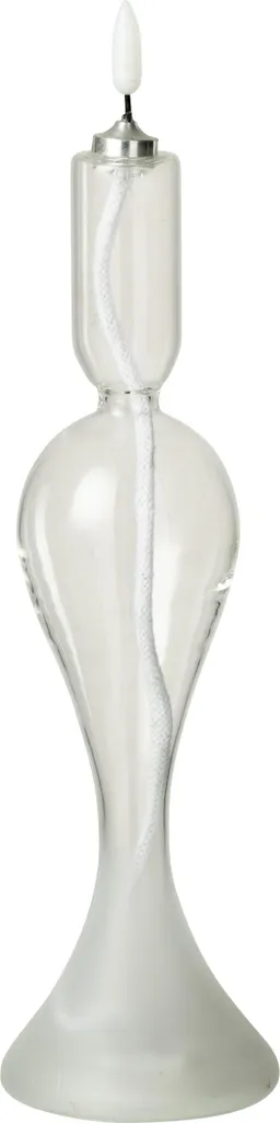 Bougie LED décorative en verre transparent J-Line - Ambiance cosy
