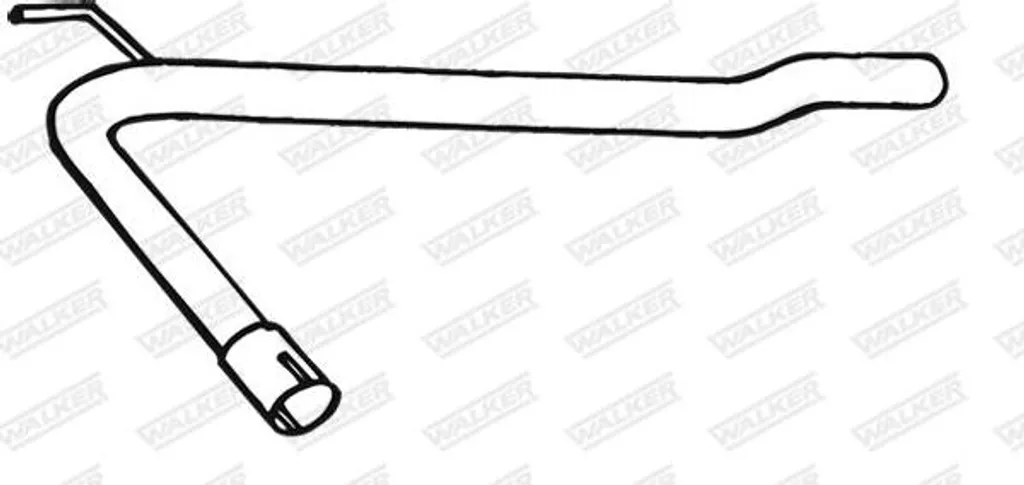 Remplacement tuyau d'échappement VW Transporter IV - Référence 18264