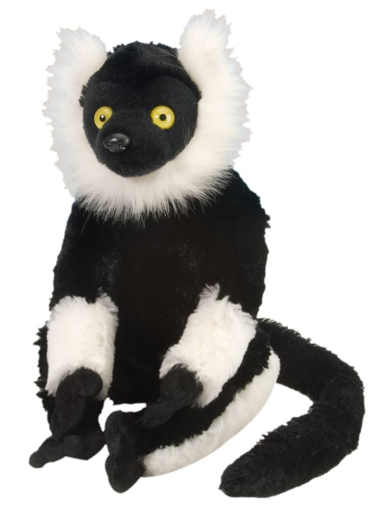 Wild Republic - Kuscheltier - Cuddlekins - Schwarz-weißer Produktbild 